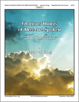 Glorious Things of Thee Are Spoken Handbell sheet music cover